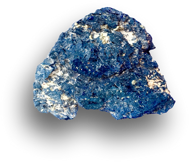 Azurite crystal raw